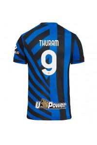 Inter Milan Marcus Thuram #9 Jalkapallovaatteet Kotipaita 2024-25 Lyhythihainen